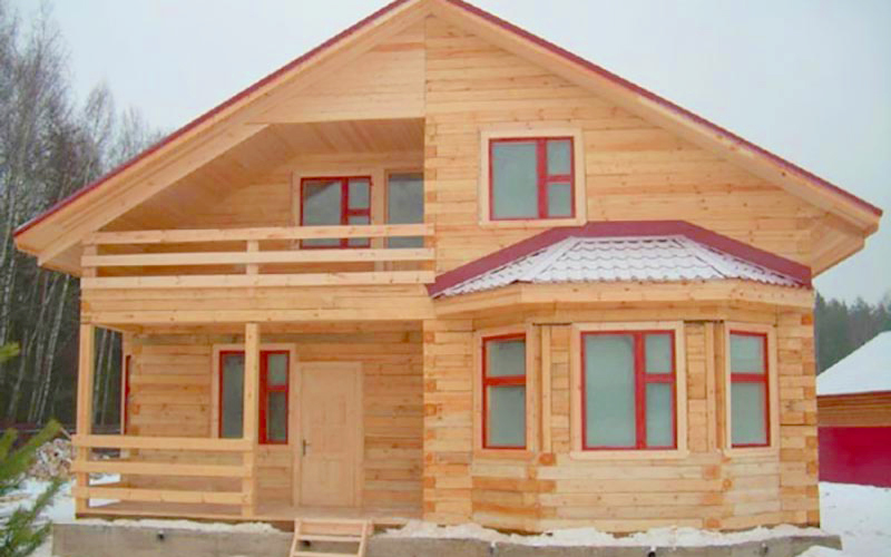 Лидер просмотров, проекты деревянных домов из бруса